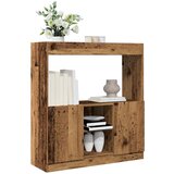 vidaXL Visoka komoda boja staro drvo 92x33x100 cm konstruirano drvo | shoptok.hr