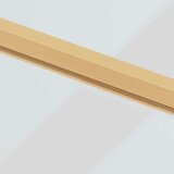 Sobna Notranja vrata ozka zlata 102,5x201,5cm kaljeno steklo aluminij, (20983407) | Shoptok.si