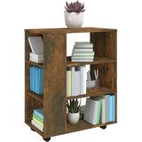  Pokretni ormarić boja dimljenog hrasta 60 x 35 x 75 cm drveni | shoptok.hr