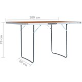  stol za kampiranje aluminijski 180 x 60 cm | shoptok.hr