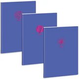 Ars Una Zvezek s točkovno mrežo A4 z dodatnimi sponkami : Soft Touch Violet Spring | Shoptok.si