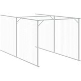  Kućica za pse s igralištem antracit 110 x 405 x 110 cm čelična | Shoptok.si