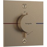 Hansgrohe ShowerSelect Comfort E mešač termostatski za skrivenu ugradnju 2 funkcije bronza 15572140 | Eponuda.com