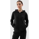 4f Women's Sweatshirt Zipped Hoodie - Black Cene