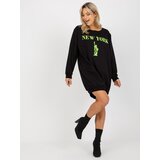 VITON Sweatshirt-VI-BL-3212.15X-black-green | Shoptok.si