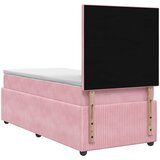  Boxspring krevet s madracem Ružičasta 100 x 200 cm Baršun | shoptok.hr