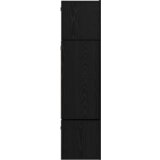 vidaXL Komplet TV omaric s polico 6 pcs Črni hrast 80 x 30 x 30 cm | Shoptok.si