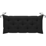  Sklopiva vrtna klupa s jastukom 118 cm od bambusa | shoptok.hr