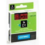 Dymo Traka D1 40917, 9 mm / 7 m (crna/crvena), original | shoptok.hr