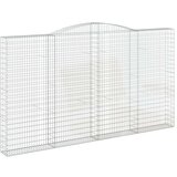  Lučne gabionske košare 7 kom 400x30x220/240cm pocinčano željezo | shoptok.hr