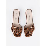GOODIN Tweed slippers on a leopard print | Shoptok.si