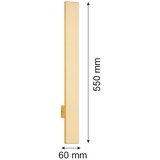  Argon 4722 - LED zidno svetlo FREEMONT LED/13,5W/230V 55 cm | Eponuda.com