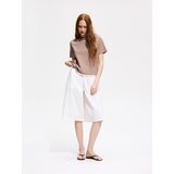 Reserved Majica kratkih rukava s ukrasnim obrubima - bež | shoptok.hr