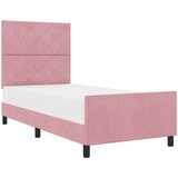 vidaXL Krevet od pink baršuna 100x200 cm | shoptok.hr