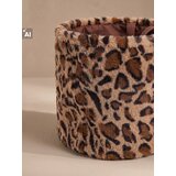 Sinsay Plišana košara za pohranu s ručkama s leopard uzorkom | shoptok.hr