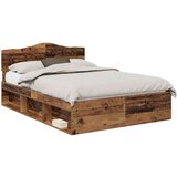  Konstrukcija postelje Star les 150 x 200 cm Masivno borovo les, (5000102395) | Shoptok.si