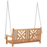  Ljulska klupa za vrt 114 x 60 x 64 cm Čvrsto teak drvo | shoptok.hr