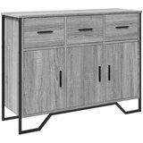  Komoda siva boja hrasta 97x32,5x74,5 cm od konstruiranog drva | shoptok.hr