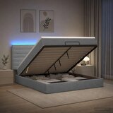  Krevet od pjene s madracem i LED-om Svjetlosiva 160 x 200 cm - Svjetlosiva 160 x 200 cm Dizajn linija | shoptok.hr