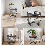  SET 2x Konferencijski stočić TALIA, crne boje | Eponuda.com