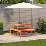  Stol za piknik voštano smeđi 110 x 134 x 75 cm masivna borovina | shoptok.hr