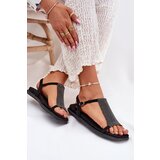 ARTIKER Flat Elegant Women's Sandals With Crystals | ePonuda.com