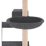  Penjalica za mačke sa stupovima za grebanje tamnosiva 82,5 cm | shoptok.hr