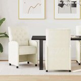  Trpezarijske stolice 2 pcs Krema 58 x 67 x 97 cm Baršun Cijene