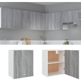 vidaXL Viseča omarica siva sonoma 50x31x60 cm konstruiran les Cene