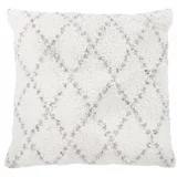 Tiseco Home Studio bijelo-sivi pamučni ukrasni jastuk Geometric, 45 x 45 cm