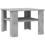 The Living Store Klubska mizica betonsko siva 60x60x42 cm iverna plošča - Klubska Mizica, (21421286) | Shoptok.si