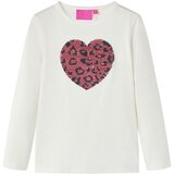vidaXL Otroška majica z dolgimi rokavi bež 116 | Shoptok.si