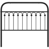  Metalno zamjensko uzglavlje crno 107 cm | shoptok.hr