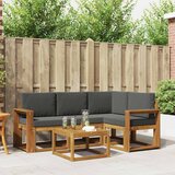  Set vanjskih sofa 5 kom. Prirodna i antracit | shoptok.hr