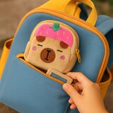 Plišani novčanik u obliku kapibare s motivom ružičaste jagode 9.5 x 8 cm | shoptok.hr