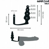 Addicted Toys Cock Erekcijski ObroČek Z Analnim Čepom Addicted Toys 5 | Shoptok.si