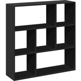 vidaXL Sobna pregrada / regal za knjige crni 102x29x103,5 cm drveni | shoptok.hr