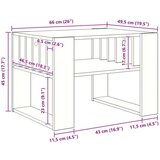  Stolić za kavu Siva Sonoma 66 x 49 5 x 45 cm Konstruirano drvo | shoptok.hr