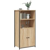  Visoka komoda boja hrasta 62 x 36 x 121,5 cm konstruirano drvo | shoptok.hr