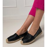 Gemre Black lace platform espadrilles Zelvira | shoptok.hr