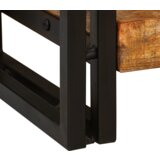 vidaXL Konzolne mizice 2 pcs Rjava 160 x 33 x 75 cm Trd grob mango les | Shoptok.si