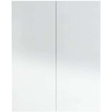 vidaXL Kopalniška omarica z ogledalom 60x15x75 cm MDF sijoče bela | Shoptok.si