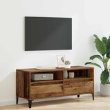 TV ormar Staro drvo 100 x 34,5 x 44,5 cm Obrađeno drvo i čelik | shoptok.hr