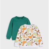 Sinsay Pamučne crewneck majice s motivom životinja 2 pack Cijene