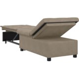  Sofa postelja Taupe 194 x 67 x 82 cm Mikrovlakna, (5000138559) | Shoptok.si