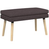  Klupa s dvostrukim slojem Tamno smeđa 80 x 40 x 47 cm Tkanina | Eponuda.ba