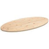 vidaXL Mizna plošča 110x55x2,5 cm trdna borovina ovalna, (20818034) | Shoptok.si