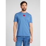 Hugo Majica 'Diragolino212' moder denim / rdeča / črna | Shoptok.si