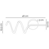 ONLI - LED zidno svetlo TWIST LED/6W/230V 4000K crna | Eponuda.com