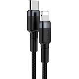 Baseus Cafule kabel Type-C na iPhone PD 18W 1m siva+črna | Shoptok.si